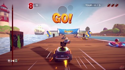 Garfield Kart: Furious Racing скриншоты